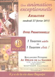 Animation exceptionnelle le 27 février 2015